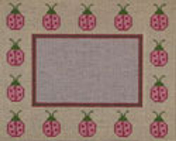 frm201 J. Child Designs Frame pink ladybugs