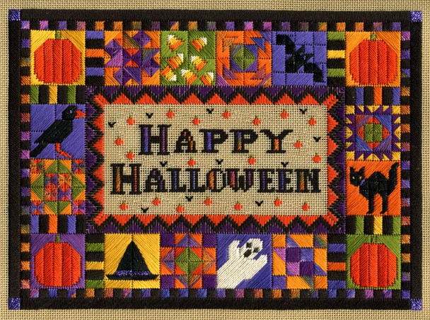 HAPPY HALLOWEEN Laura J Perin Designs Counted Canvas Pattern Only