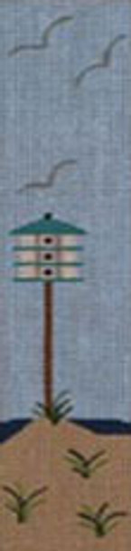BKM101 J. Child Designs Bookmark bird house on sand dune 18 Mesh