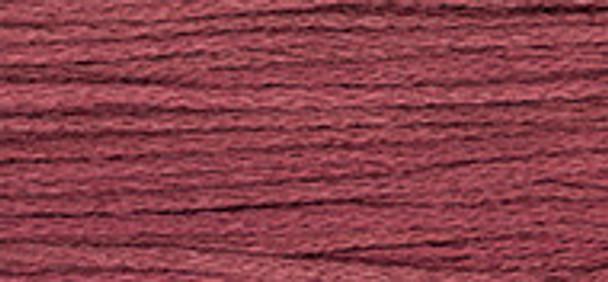 6-Strand Cotton Floss Weeks Dye Works 3860 Crimson -Solid