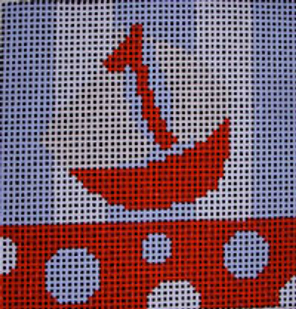 101 UR	Red Blue		Boat 5x5 10 mesh Beth Gantz Designs