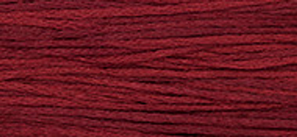 6-Strand Cotton Floss Weeks Dye Works 1334	 Merlot