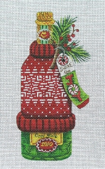 DKSP02 SPIRITS BOTTLE Share the Joy 3.5 x7  18 Mesh Diane Kater