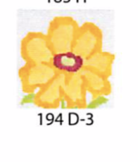 194d3 Jean Smith Designs Carnival Coaster 4" Square 13 mesh