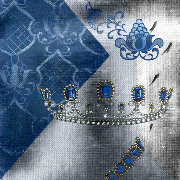 7215 Countess Leigh Designs 18 Mesh 10" x 10"  Crown Jewel