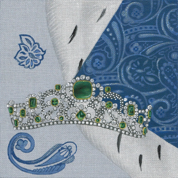 7217 Duchess Leigh Designs 18 Mesh 10" x 10"  Crown Jewel