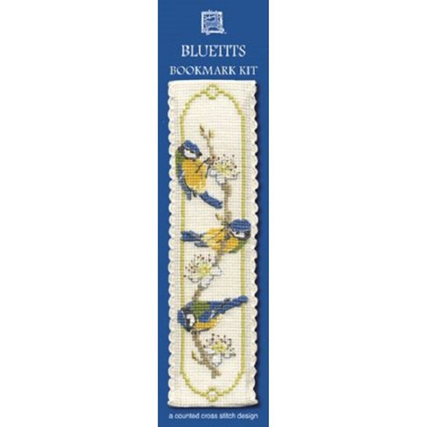 Bookmark Kit Bluetits Textile Heritage Collection BKBT