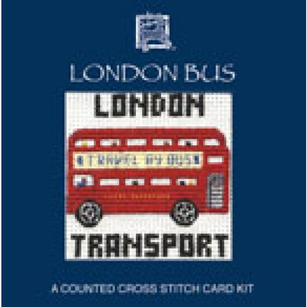 Card Kit London Bus Textile Heritage Collection LMLB 