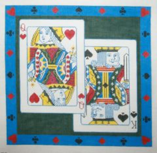 BR508 Playing Card 13.75 x 13. 75"  18 Mesh Barbara Russell SKU 42657