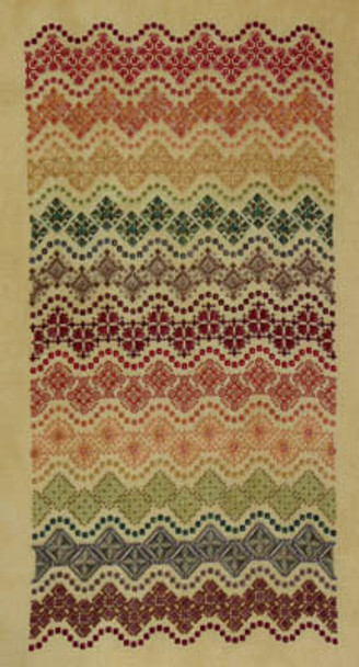 NE034 Esther's Waves 173w x 319h Northern Expressions Needlework 15-2427