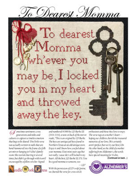 To Dearest Momma by Needle WorkPress 16-1320 