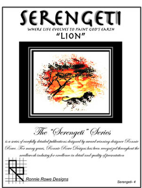 Serengeti Lion by 160 x 140 Ronnie Rowe Designs 17-1119 