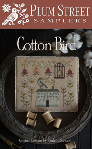 Cotton Bird 127w x 107h Plum Street Samplers 17-1645