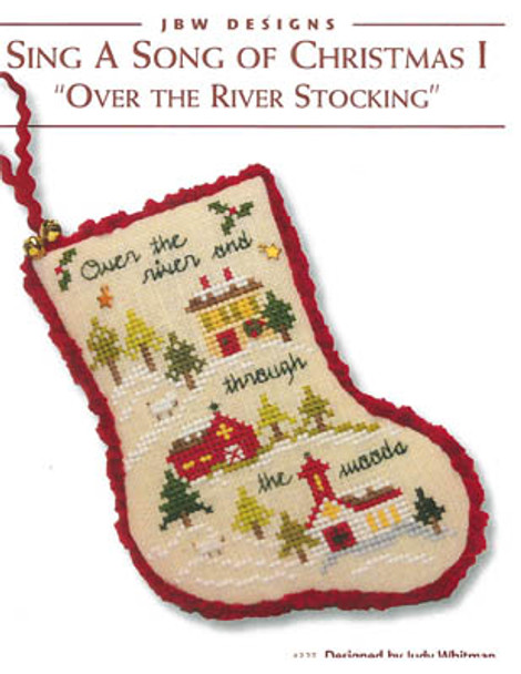 Sing A Song Of Christmas I OVER THE RIVER STOCKING 46w x 69h JBW Designs 16-2053 YT 