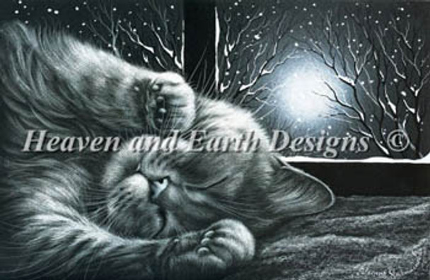 Warm At Home Cat 400w x 260h Heaven And Earth Designs 14-1663