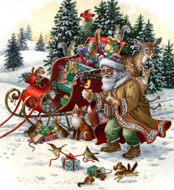 Woodland Santa by Heaven And Earth Designs 07-2810