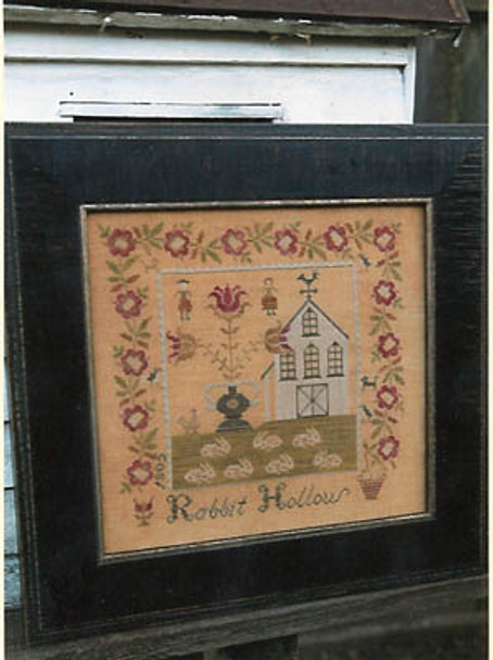 Rabbit Hollow Farm Sampler by Stacy Nash Primitives 17-1709 