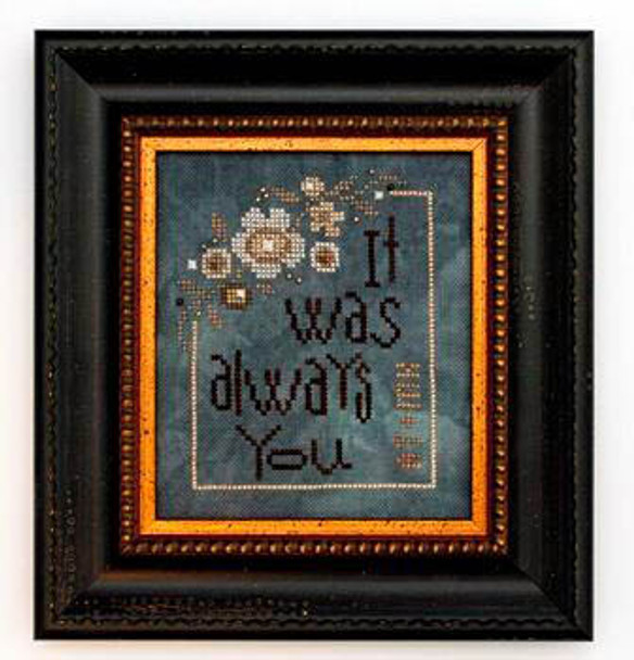 Always You (W/emb) Wee One:  52w x 63h Heart In Hand Needleart 16-1627