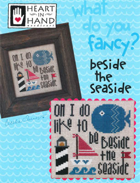 Fancy : Beside The Seaside 60 x 60 Heart In Hand Needleart  16-1274 YT