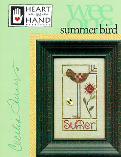 Summer Bird Heart In Hand NeedleArt   03-1805