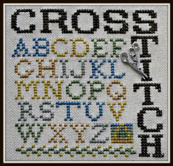 Wordplay - Cross Stitch (w/charm) by Hinzeit 17-1318