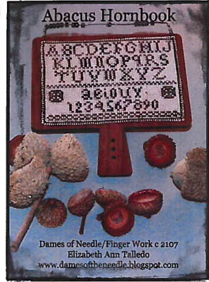 Abacus Hornbook by Dames Of The Needle 17-1421