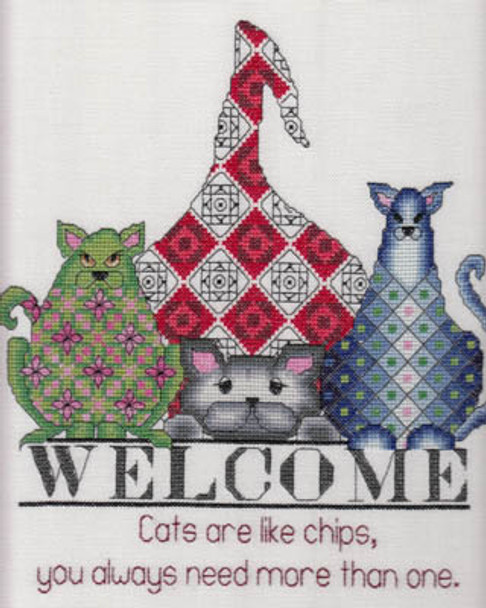 Cats - Like Chips 133w x 138h MarNic Designs 16-1640