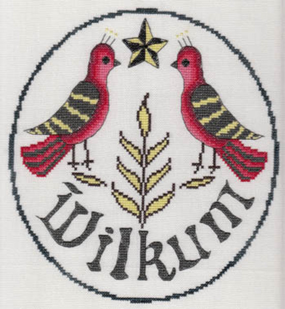 Wilkum (Pennsylvania Dutch Welcome)115w x 115h by MarNic Designs 16-1155 