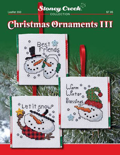Christmas Ornaments III 35w x 35h  Stoney Creek Collection 16-2381