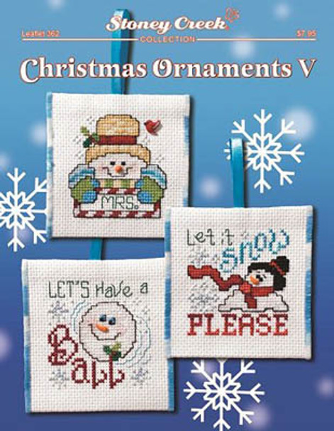 Christmas Ornaments V 35w x 35h Stoney Creek Collection 17-1868