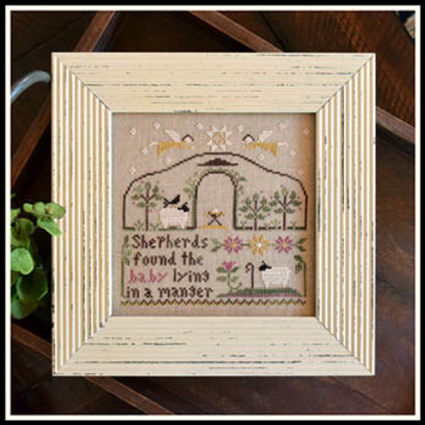 Born In A Manger 95 x 95 Little House Needleworks  15-2555