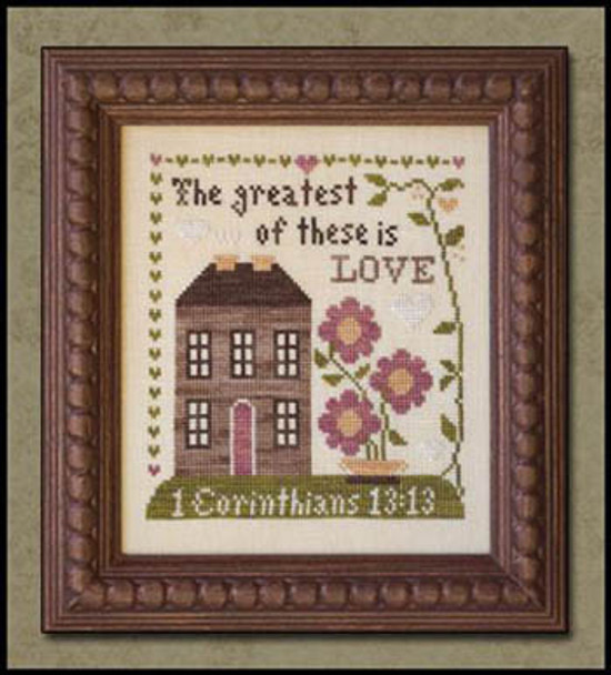 First Corinthians 85w x 94h Little House Needleworks 15-1034