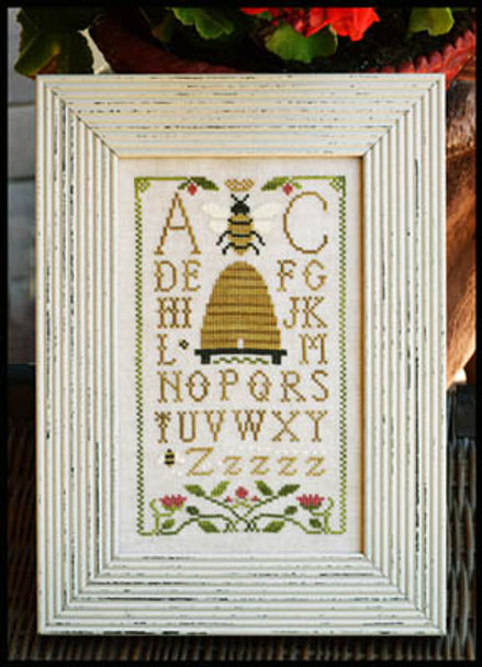 Honeybee Sampling 68h x 116w Little House Needleworks 16-1752