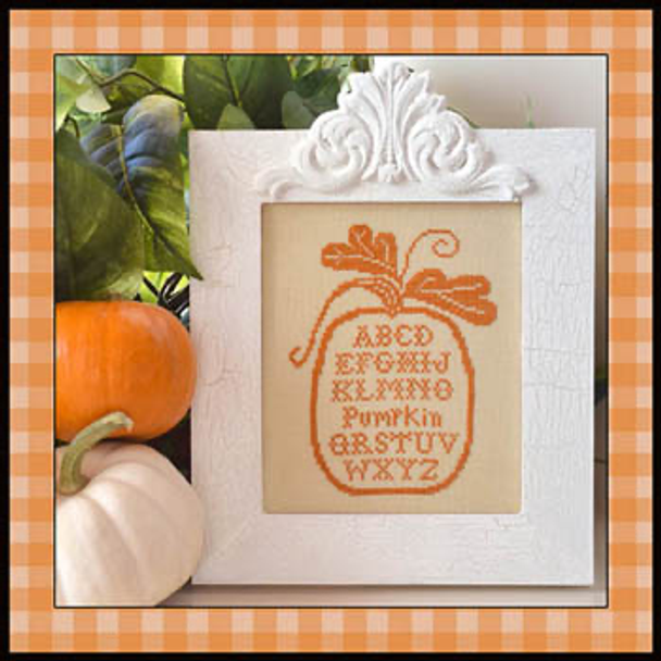 Pumpkin Alphabet (w/silk) Little House Needleworks  14-2431