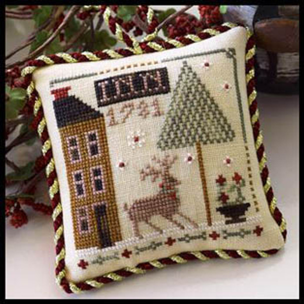 Sampler Tree-Deer Valley Inn 55 x 55 Little House Needleworks  15-1551