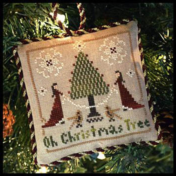 Sampler Tree-Oh Christmas Tree 59w x 57h Little House Needleworks  15-1035