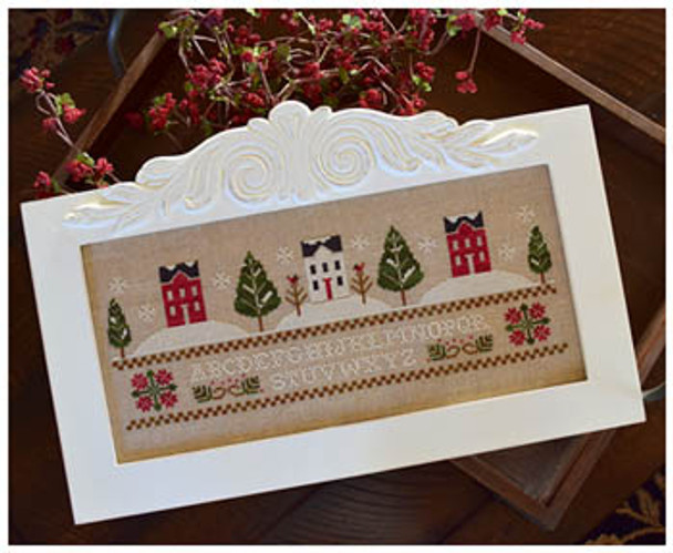 Three Snowy Hills 184 x 69 Little House Needleworks  15-2556