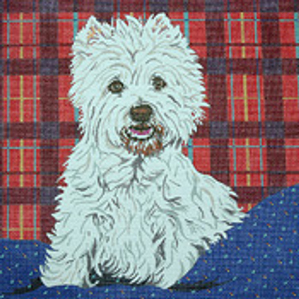 BR179 Westie II 12: x 12" 18 Mesh Barbara Russell  SKU 2384