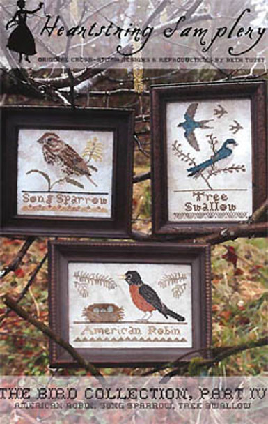 Bird Collection - Part IV 99 x 60 Heartstring Samplery 17-1226