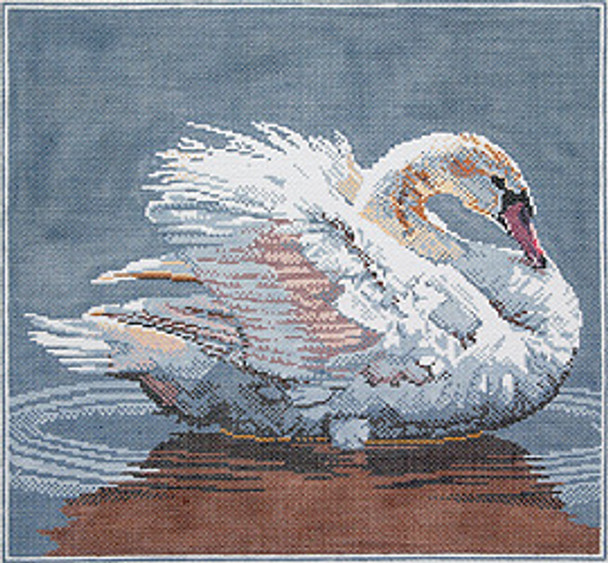 BR370 Brande's Swan 13 1⁄2” x 13” 13 Mesh Barbara Russell SKU 2339