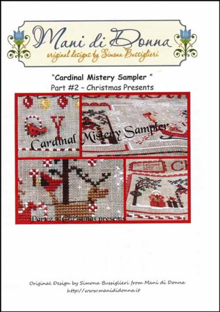 Cardinal Mystery Sampler Part 2 Mani Di Donna YT  MDD-CMSPART2 H17-2314