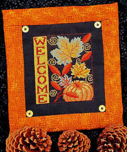 Autumn Welcome 70w x 84h Bobbie G Designs 14-1854