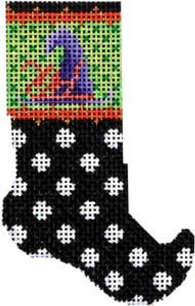 EE-954 Witch Hat/Dots Mini Witch Sock Associated Talents 