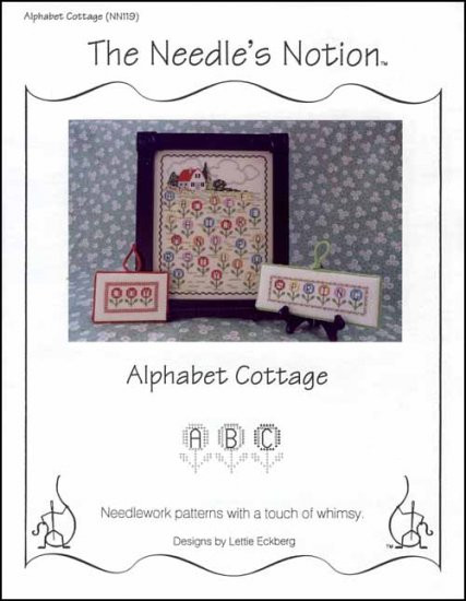 Alphabet Cottage 97w x 127h  The Needle's Notion