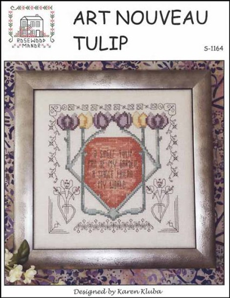 YT Art Nouveau Tulip 90 x 88 Rosewood Manor Designs