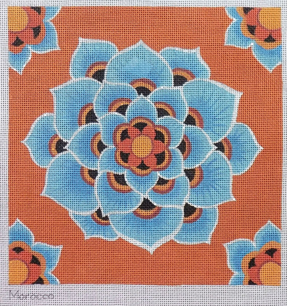 70673 Morocco  8" x 8" 18  mesh Ethnic Unique New Zealand Designs Needlepoint