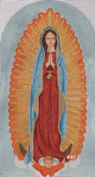 HO1562 OUR LADY OF GUADALUPE 6 x 12, 18 Mesh Raymond Crawford Designs 