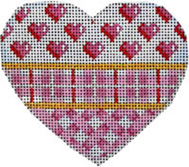 HE-813 Pink Hearts/Plaid/Lattice Heart Associated Talents 