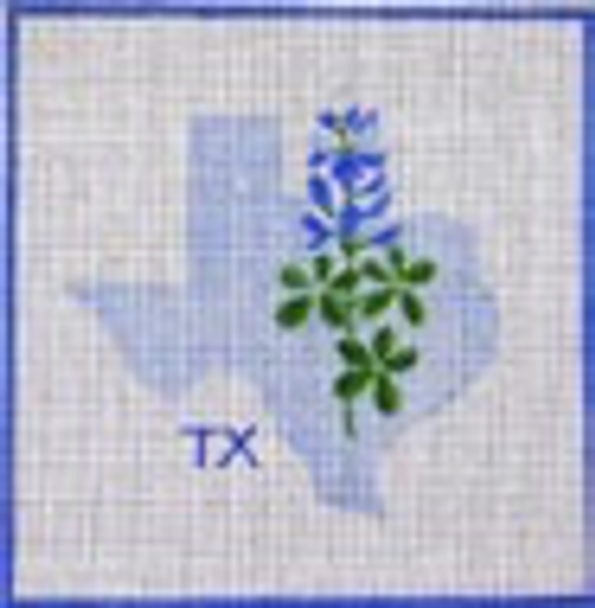 12642 CWD-FL32 Texas Bluebonnet 7.5 x 7.5  18 Mesh Changing Women Designs