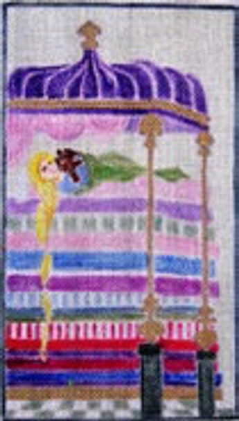 11986  Princess and the Pea 5 x 9 18 Mesh Stitch Painted Changing Women Designs